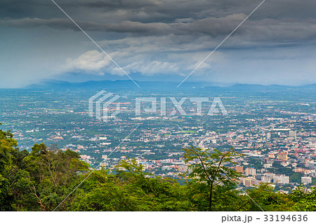 Doi Suthep view point at Chiang mai on mountain  33194636