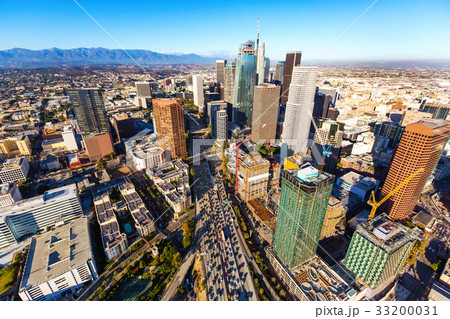 Aerial view of a Downtown LA 33200031