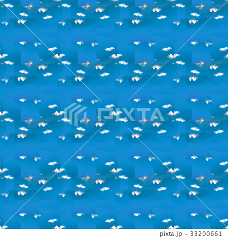 Abstract celestial blue seamless pattern. Skiey Abstract celestial blue seamless pattern. Skiey 33200661