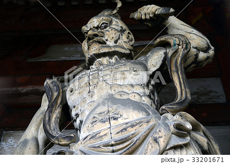 仁和寺仁王門の金剛力士像-1 33201671