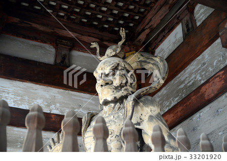 仁和寺仁王門の金剛力士像-5 33201920