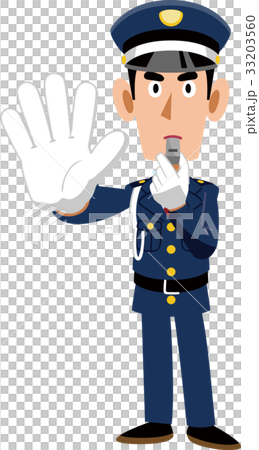 制止する警備員の男性 制止する警備員の男性 33203560