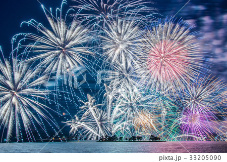 花火　松江　水郷祭 33205090