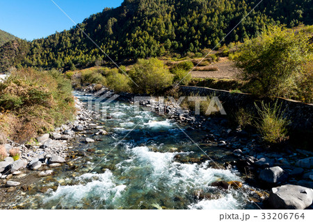 river view in borders Xinjiang 33206764