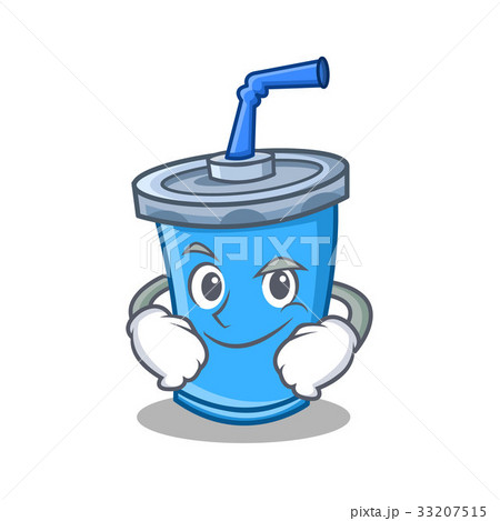 Smirking soda drink character cartoon 33207515