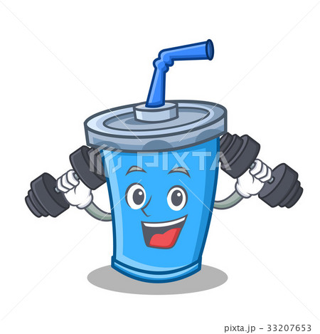 Fitness soda drink character cartoon 33207653