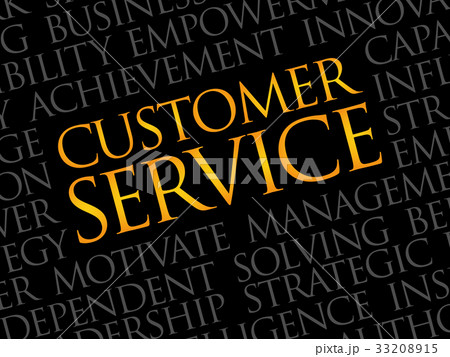 Customer Service word cloud Customer Service word cloud 33208915