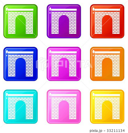 Arch icons 9 set Arch icons 9 set 33211134