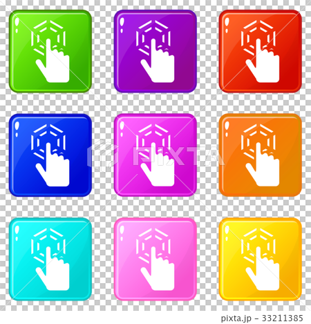Click icons 9 set Click icons 9 set 33211385