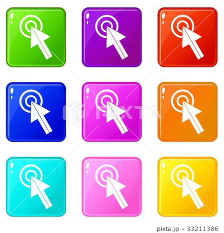 Click icons 9 set 33211386