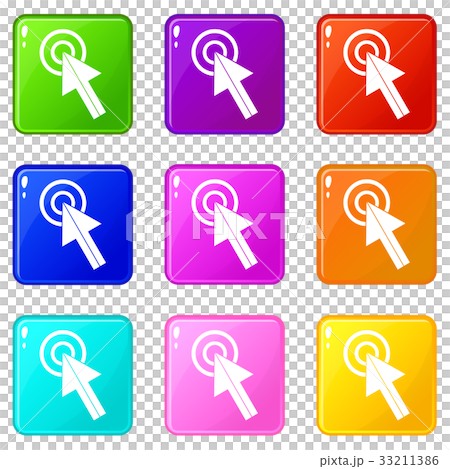 Click icons 9 set 33211386