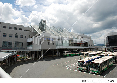 近鉄学園前駅北口の写真素材