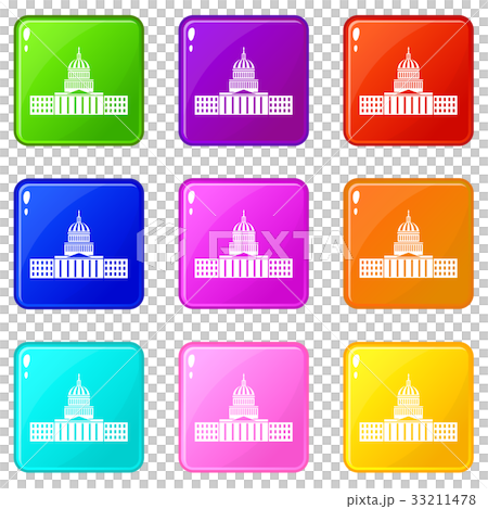 Capitol icons 9 set 33211478