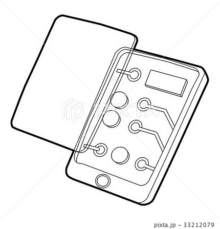 Gadget disassembled icon, outline style Gadget disassembled icon, outline style 33212079