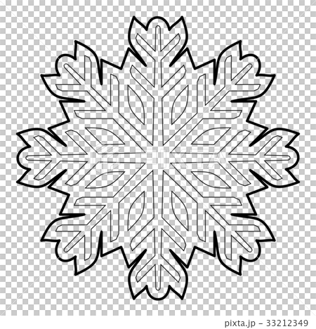 插图素材: cold icon, outline style