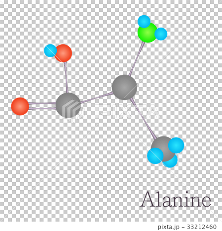 Alanine 3D molecule chemical science Alanine 3D molecule chemical science 33212460