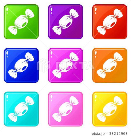 Small candy icons 9 set 33212963