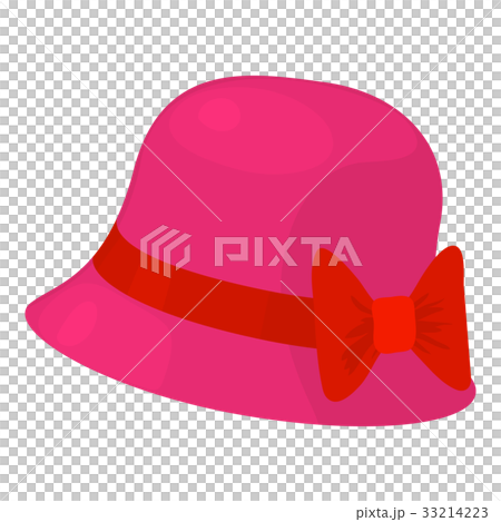 Woman hat icon, cartoon style 33214223