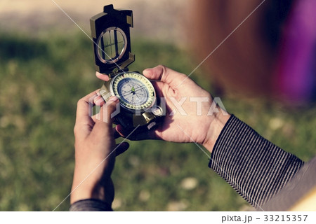 Hand Hold Compass Guide Direction Navigation Hand Hold Compass Guide Direction Navigation 33215357