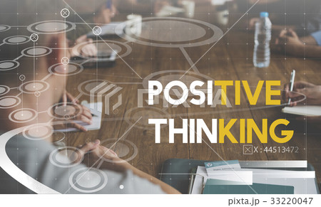 Positive Thinking Optimistic Mindset Word Positive Thinking Optimistic Mindset Word 33220047