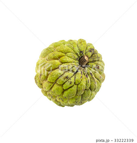 custard apple isolated on white background. custard apple isolated on white background. 33222339