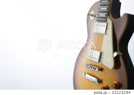 エレキギター レスポールの写真素材