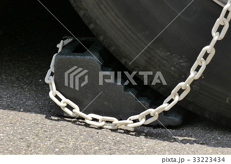 大型車用車輪歯止め 33223434