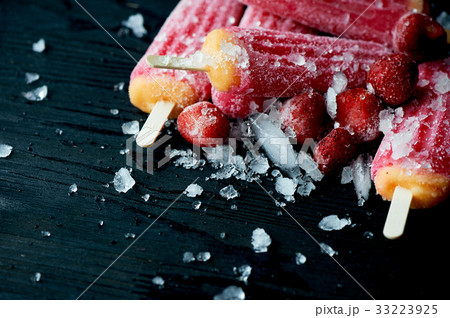 Youth ice pop from the freezer. with a touch of 33223925