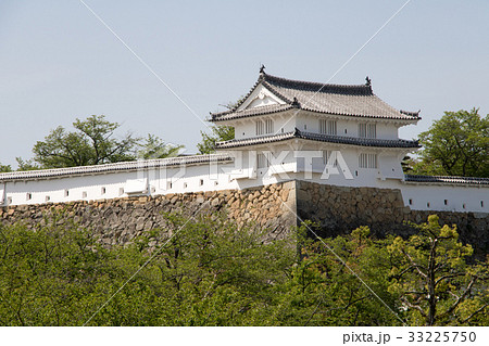 姫路城西の丸 カの櫓の写真素材
