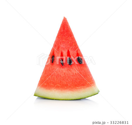 Sliced ripe watermelon isolated on white Sliced ripe watermelon isolated on white 33226831