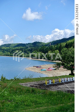 青木湖とカヌー 2 青木湖とカヌー 2 33226833