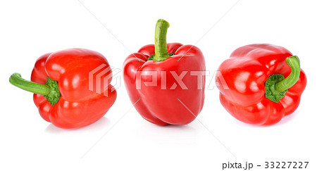 red pepper isolated on white background 33227227