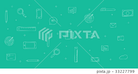 Icons analytics background, sketch doodle icons 33227799