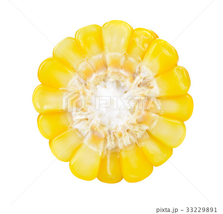 corn isolated on white background. 33229891