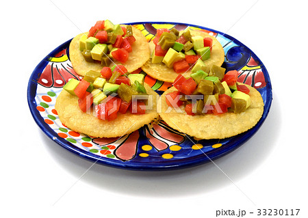 サボテンのトスターダ（メキシコ料理） 33230117