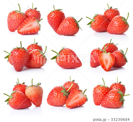 Strawberry on white background 33230684