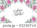Flower design ornament frame. 33230714