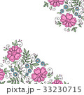 Flower design ornament frame. 33230715
