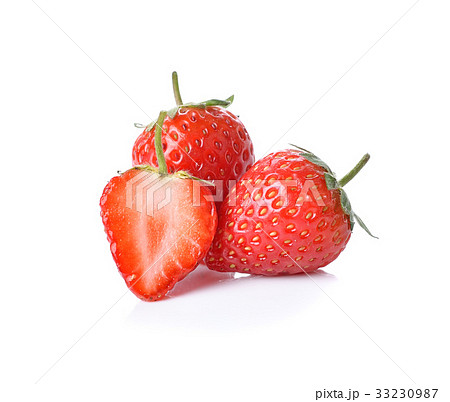 Strawberry on white background 33230987
