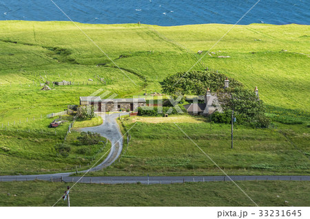 イギリス最北端 シェットランド諸島 landscape of Shetland Island UK イギリス最北端 シェットランド諸島 landscape of Shetland Island UK 33231645