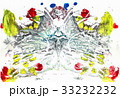 Abstract drawing with watercolor paint 33232232