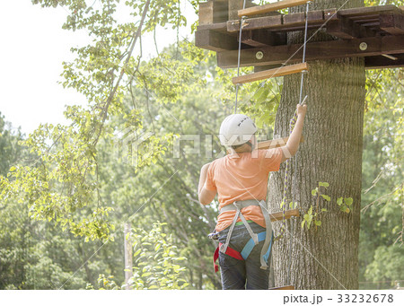 Boy climbs a tree Boy climbs a tree 33232678