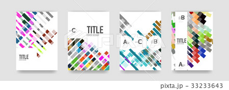 Set of brochure cover templates Set of brochure cover templates 33233643