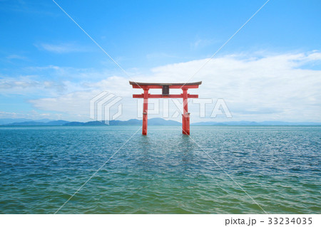 琵琶湖　白鬚神社 33234035