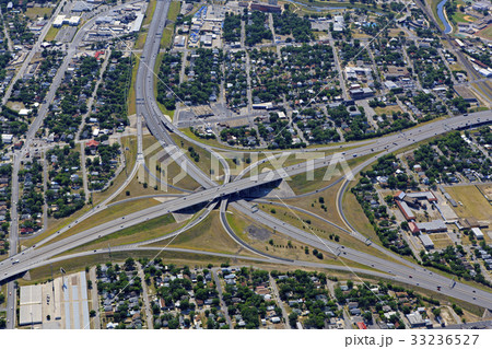 サンアントニオ／フリーウェイ、空撮 33236527