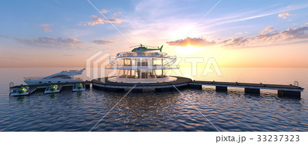 海上ヘリポート 33237323