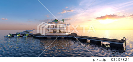 海上ヘリポート 海上ヘリポート 33237324