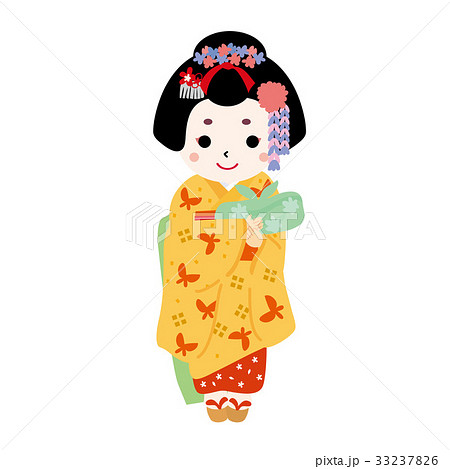 Maiko Illustration Stock Illustration