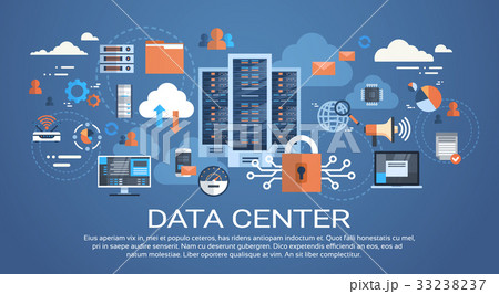 Data Center Cloud Computer Connection Hosting 33238237
