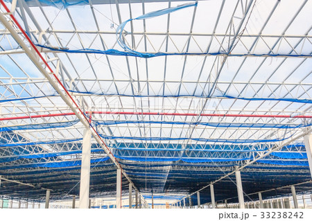 steel structure of building under construction  33238242